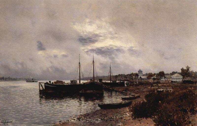 Isaac Levitan Shore oil painting image